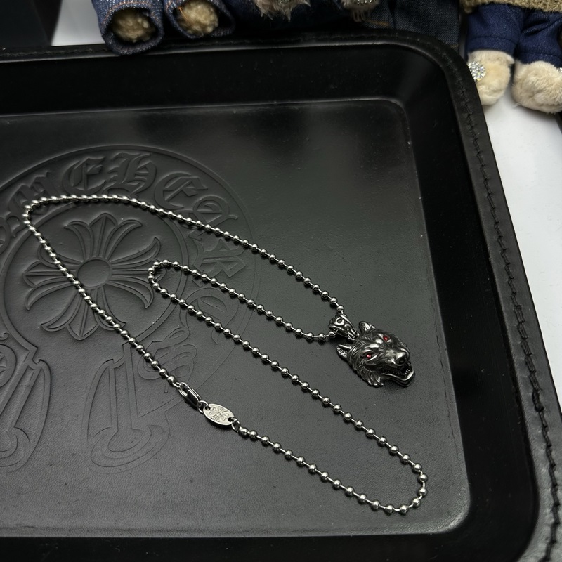 ［2025暗黑狼頭］克羅心珍珠鍊 溫柔要帶棱角 奢華要夠不羈 「珍珠與銀的末