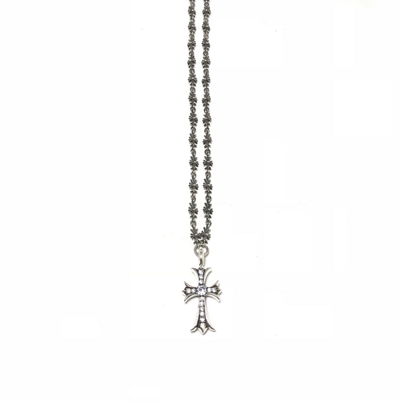 正品開(kāi)版 chromehearts 克羅心項(xiàng)鍊十字架鑲鑽款也叫網(wǎng)紅款.細(xì)節(jié)無(wú)敵