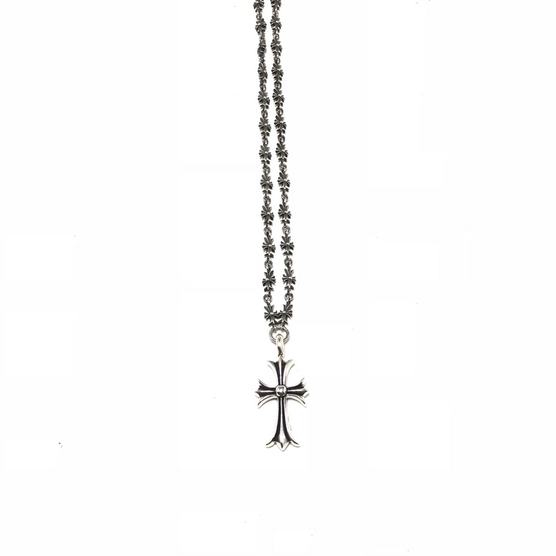 正品開(kāi)版 chromehearts 克羅心項(xiàng)鍊十字架鑲鑽款也叫網(wǎng)紅款.細(xì)節(jié)無(wú)敵