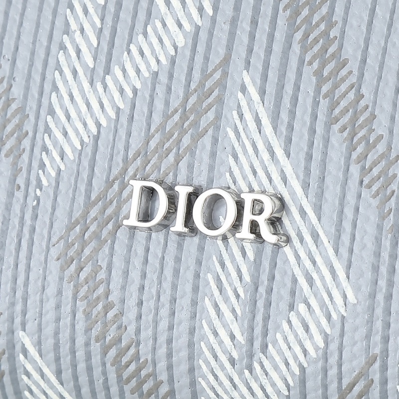 這款手拿包是 Dior 的主打單品。Oblique 灰色面料精心制作，從 Dio