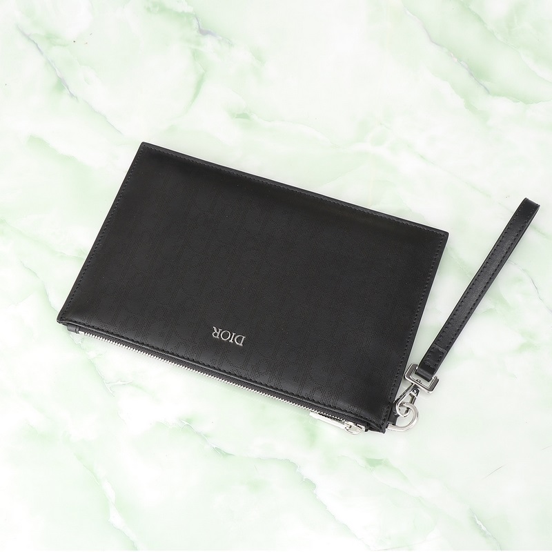 A5手拿包黑色 Oblique Galaxy印花效果皮革編號：2ESCA338