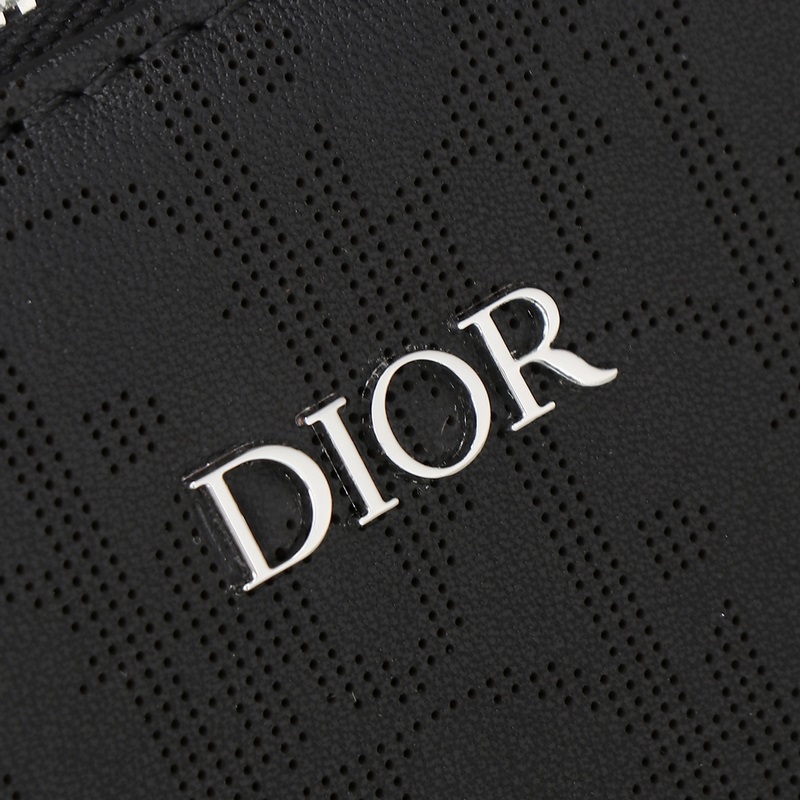 A5手拿包黑色 Oblique Galaxy印花效果皮革編號：2ESCA338