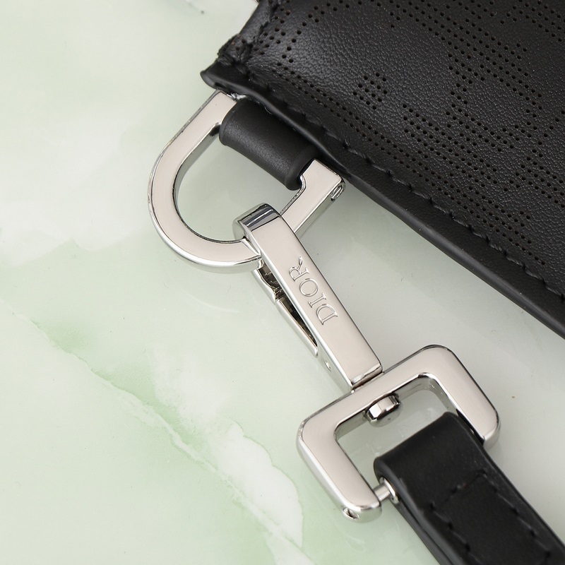 A5手拿包黑色 Oblique Galaxy印花效果皮革編號：2ESCA338