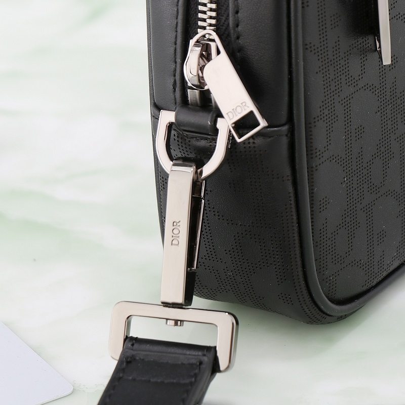 黑色 Oblique Galaxy 印花效果皮革編號(hào)：2ESCA340VPD_H