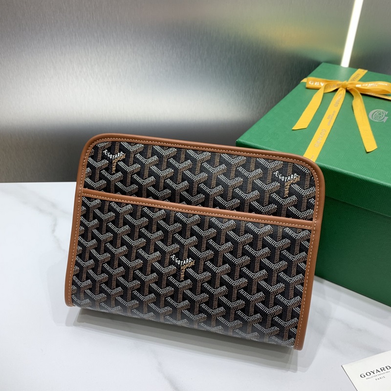 Goyard洗漱包 手拿包大小號現(xiàn)貨大號尺寸30*23cm小號尺寸25*20
