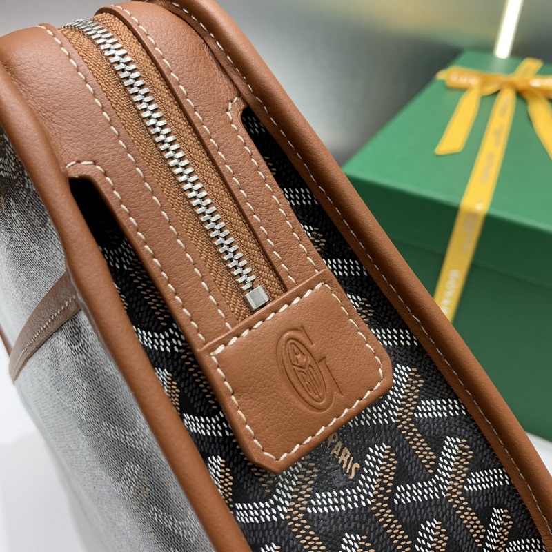 Goyard洗漱包 手拿包大小號現(xiàn)貨大號尺寸30*23cm小號尺寸25*20