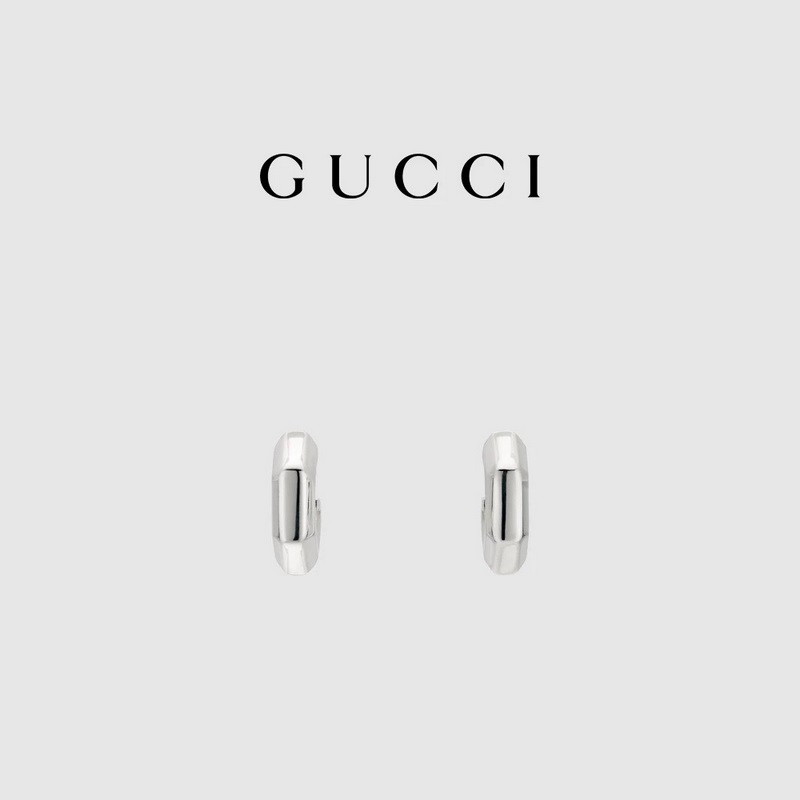 GUCCI古馳幾何G環(huán)形耳環(huán)