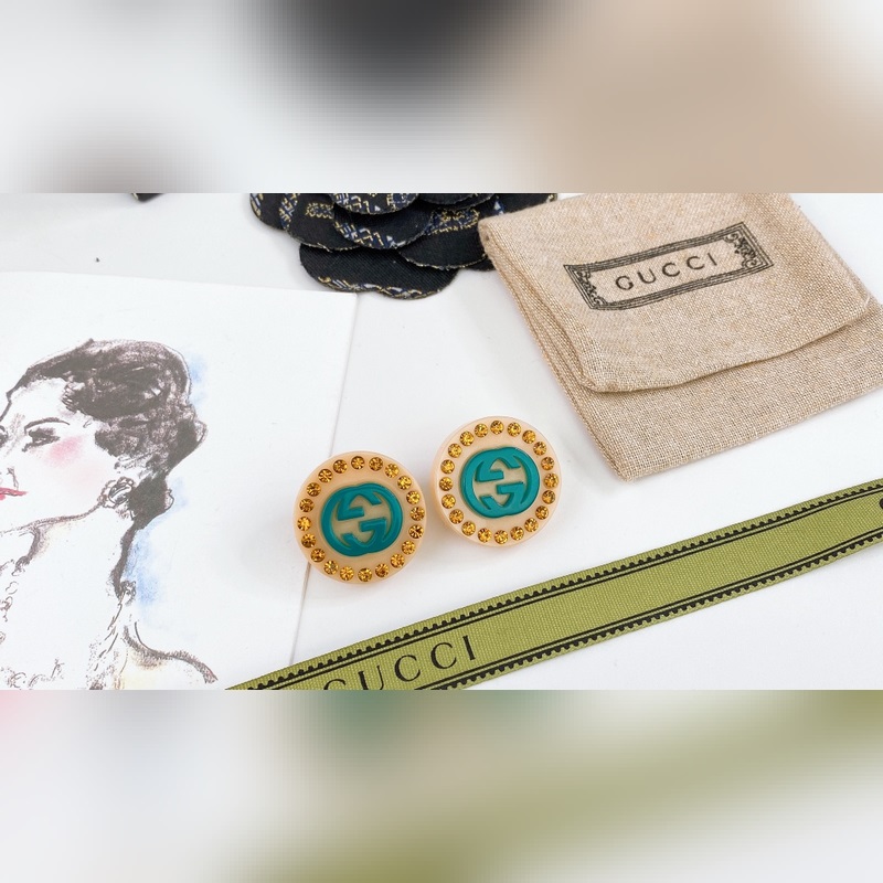Gucci 雙G亞克力耳釘減齡甜美氣質(zhì)