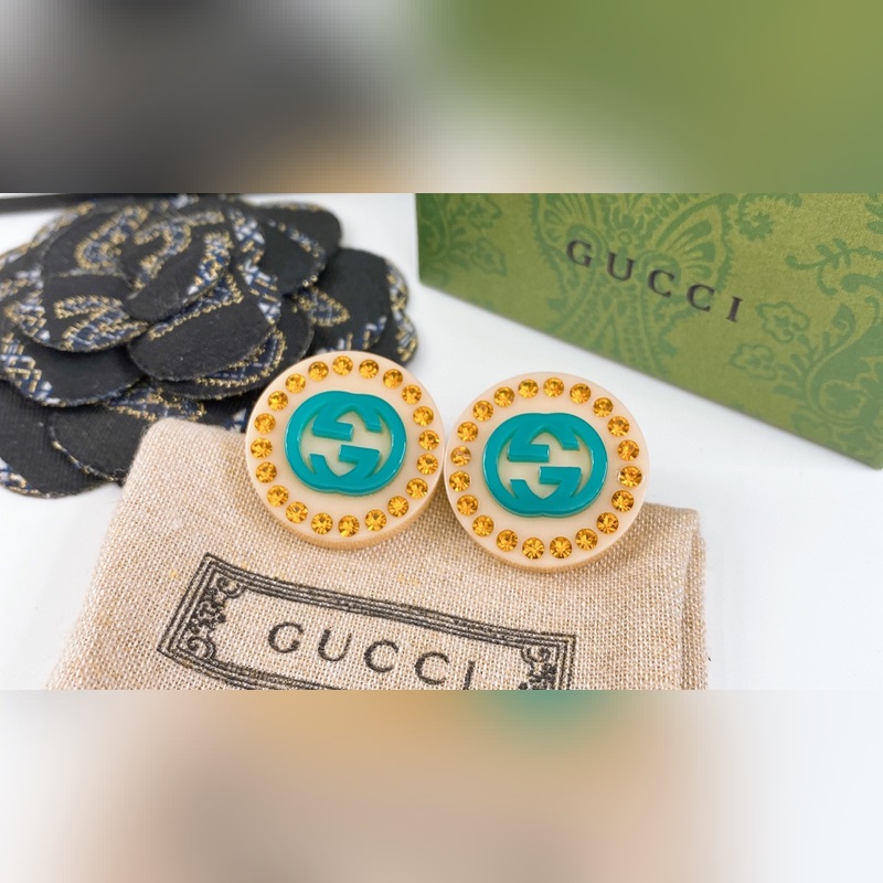 Gucci 雙G亞克力耳釘減齡甜美氣質(zhì)