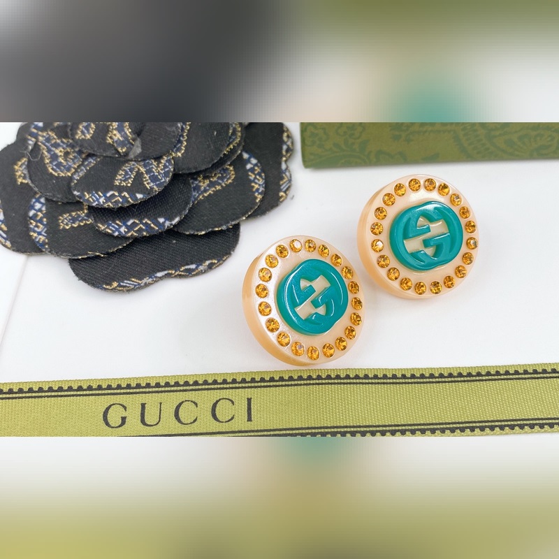 Gucci 雙G亞克力耳釘減齡甜美氣質(zhì)