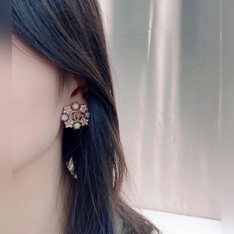 Gucci 古馳發(fā)布 雙G 耳釘 耳夾 精選原版一緻黃銅材質搭配s925純銀針