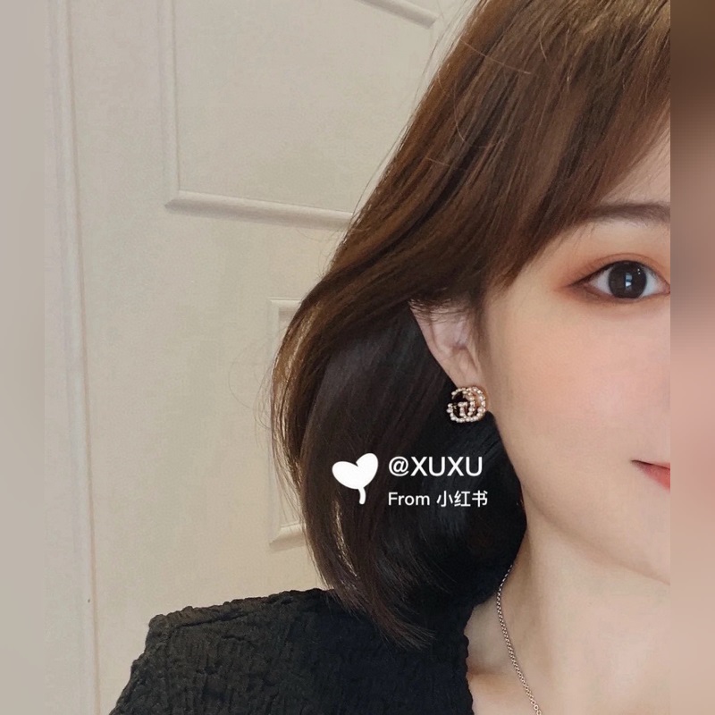 Gucci 古馳 珍珠耳釘 高端 打造 美到哭，因為是限量版，你根本無法在店內看