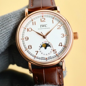 2025最新IWC萬國(guó)首推柏濤菲諾系列，指針式日曆功能，萬國(guó)月相系列.男士腕錶，
