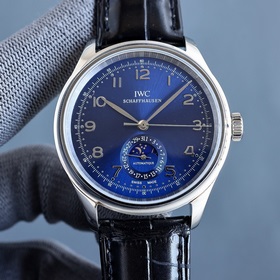 火爆推薦，新款萬國(guó)原裝爆款.月相系列.男士腕錶 簡(jiǎn)單不失大氣[勝利]搭載精準(zhǔn)瑞士