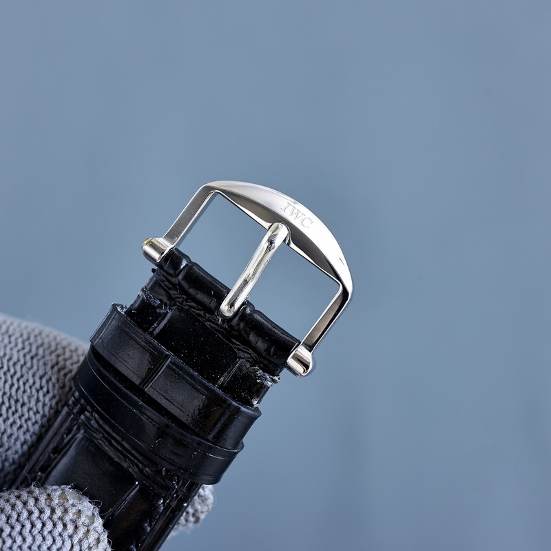 火爆推薦，新款萬國原裝爆款.月相系列.男士腕錶 簡單不失大氣[勝利]搭載精準瑞士