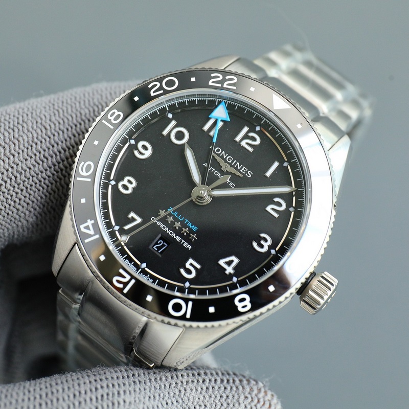 TT廠出品 三碼合一（單調(diào)GMT）全新推出浪琴LONGINES-Spirit先