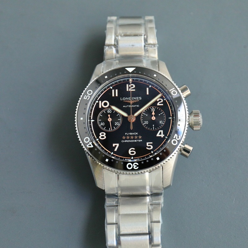 TT廠出品（三碼合一） 浪琴先行者推出一款具備飛返計時腕錶！1 直徑42毫米