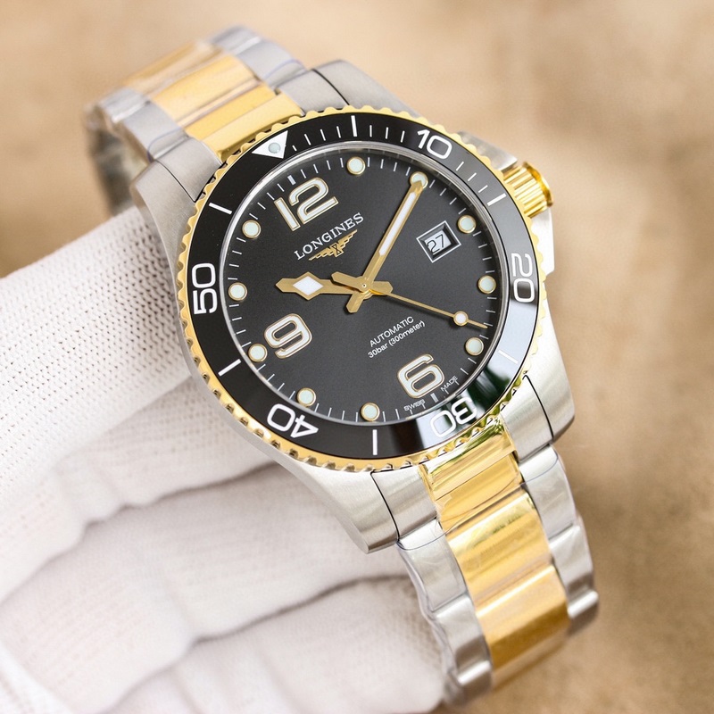 （41，43尺寸同價）探尋浪琴康卡斯潛水系列的奧秘運動優雅的浪琴康卡斯系列腕