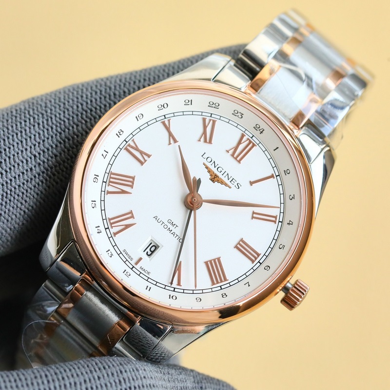 TW新品，浪琴最新名匠經典複刻GMT兩地時腕錶，新品首推 ！ 腕錶新搭配煥新設計