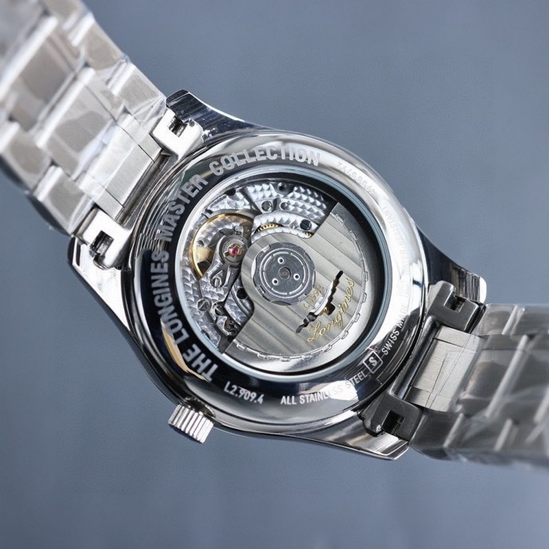 （2824機芯）三碼合一 浪琴全新名匠男女款情侶系列L2.909.4簡約優雅盡