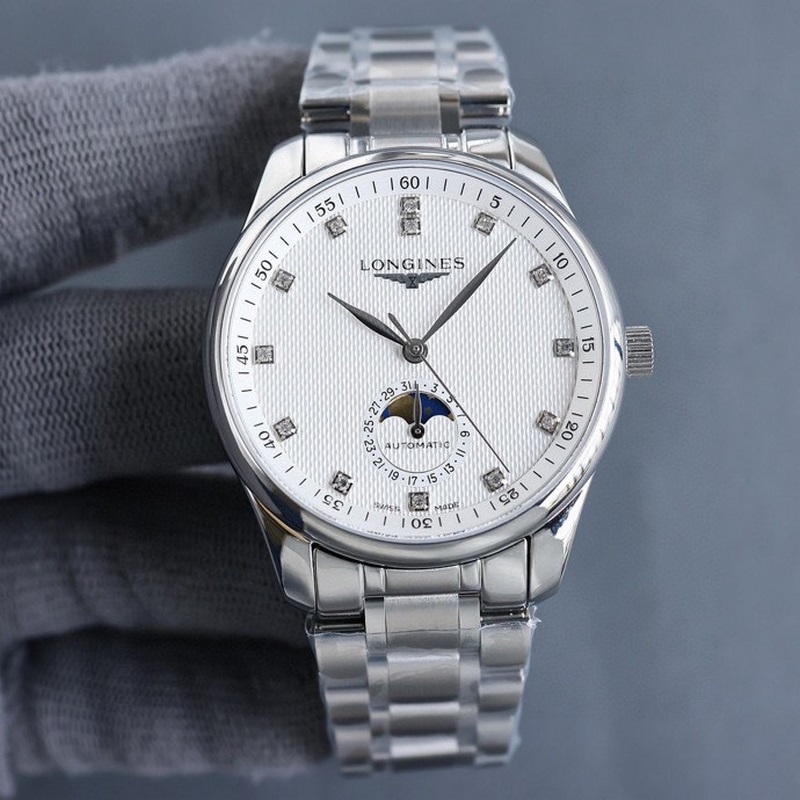 （2824機(jī)芯）三碼合一 浪琴全新名匠男女款情侶系列L2.909.4簡(jiǎn)約優(yōu)雅盡