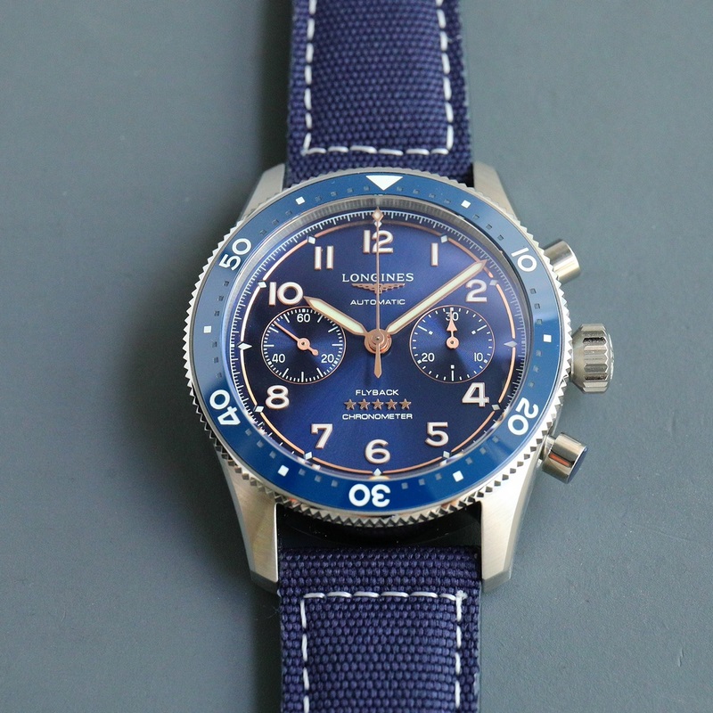 TT廠出品（三碼合一） 浪琴先行者推出一款具備飛返計時腕錶！1 直徑42毫米