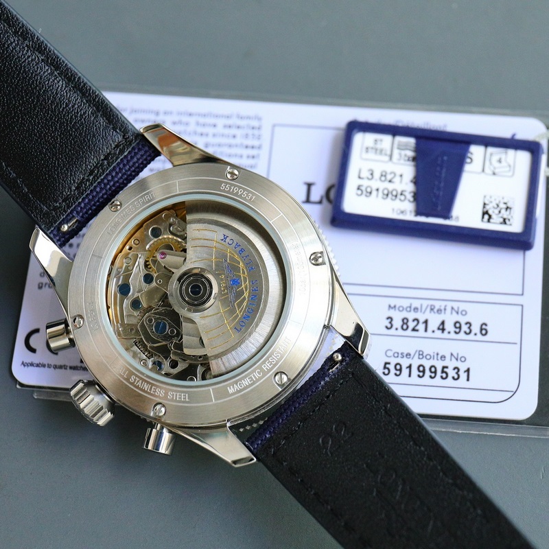 TT廠出品（三碼合一） 浪琴先行者推出一款具備飛返計時腕錶！1 直徑42毫米