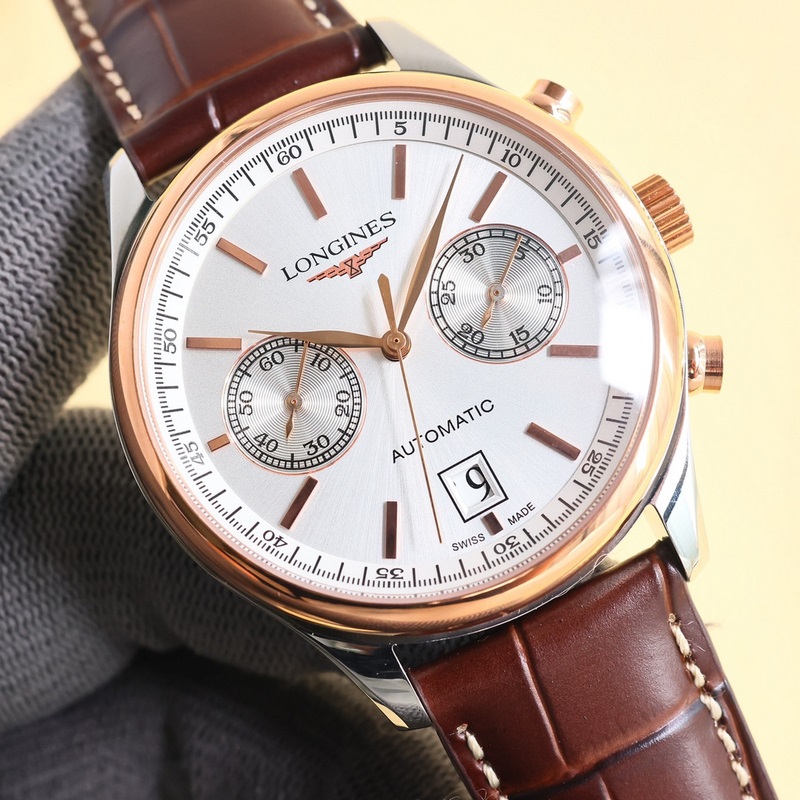 【V7版本2025推薦做工】浪琴-LONGINES 康鉑系列制錶大師機械手錶，新