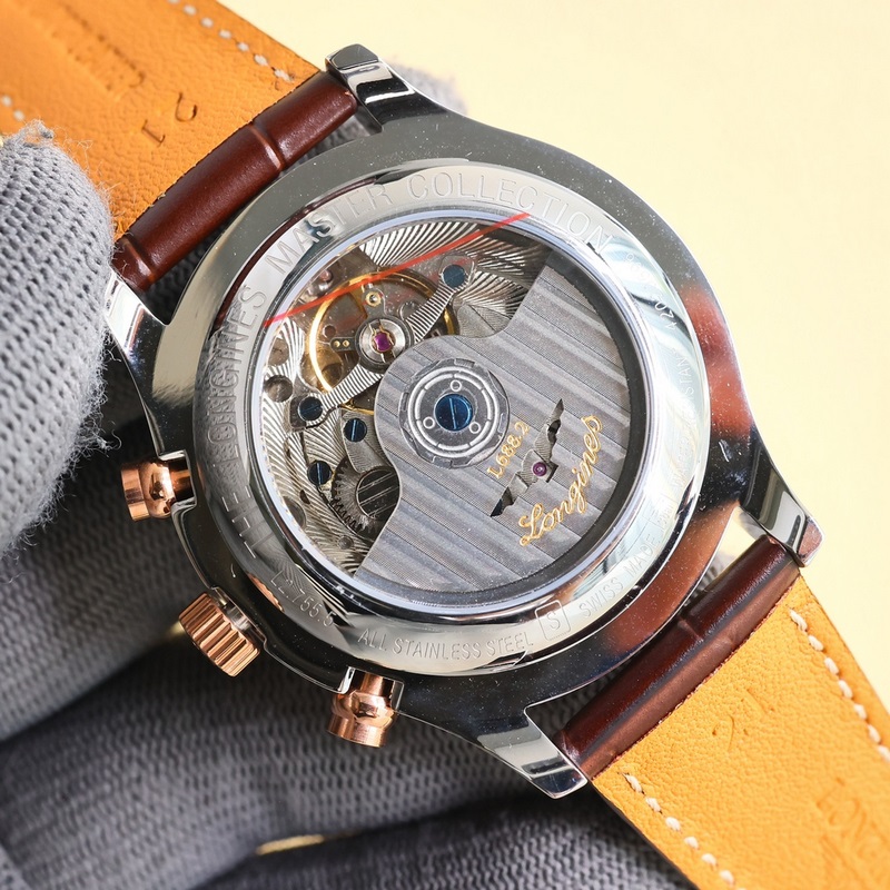 【V7版本2025推薦做工】浪琴-LONGINES 康鉑系列制錶大師機械手錶，新