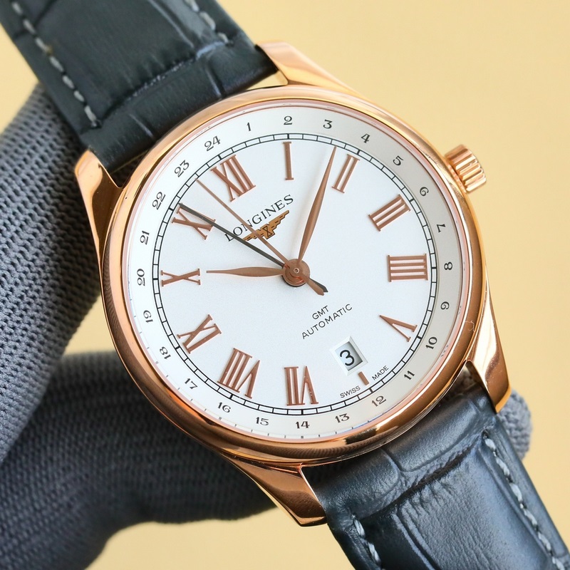 TW新品，浪琴最新名匠經典複刻GMT兩地時腕錶，新品首推 ！ 腕錶新搭配煥新設計