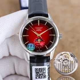 （三碼合一）3D首推，浪琴軍旗經(jīng)典複刻日月星辰腕錶，新款上市！ 字面：采用弧