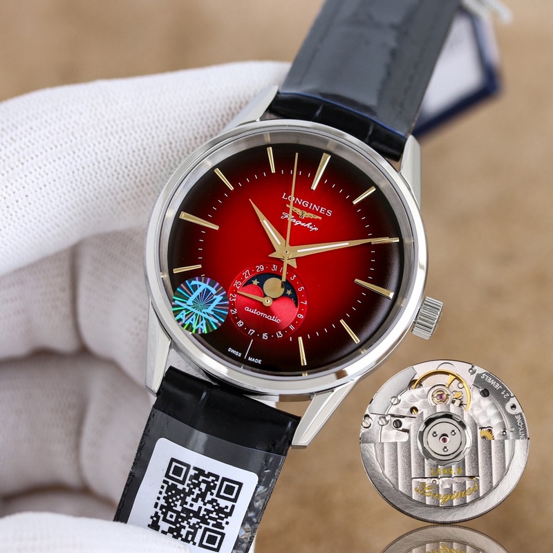 （三碼合一）3D首推，浪琴軍旗經(jīng)典複刻日月星辰腕錶，新款上市！ 字面：采用弧