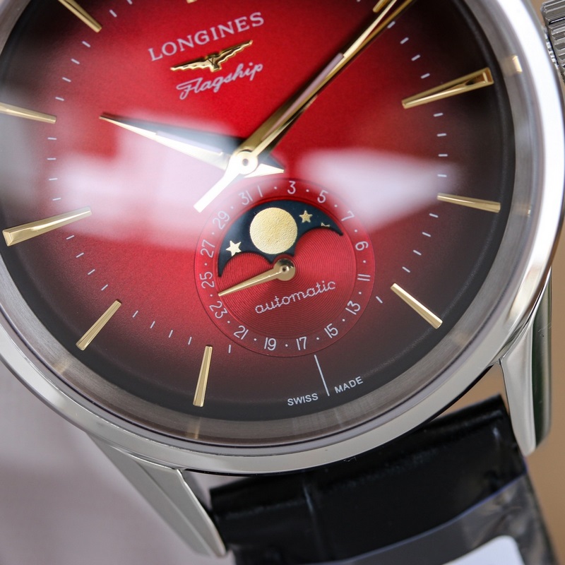 （三碼合一）3D首推，浪琴軍旗經(jīng)典複刻日月星辰腕錶，新款上市！ 字面：采用弧