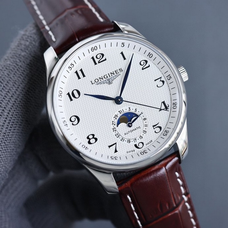 （2824機芯）三碼合一 浪琴全新名匠男女款情侶系列L2.909.4簡約優雅盡