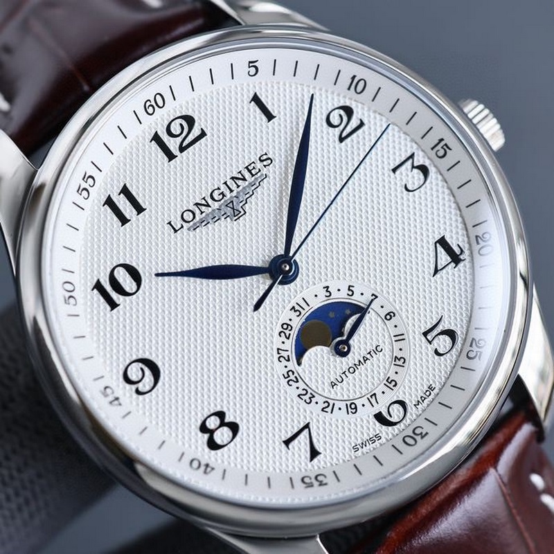 （2824機芯）三碼合一 浪琴全新名匠男女款情侶系列L2.909.4簡約優雅盡