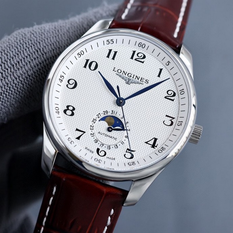 （2824機芯）三碼合一 浪琴全新名匠男女款情侶系列L2.909.4簡約優雅盡