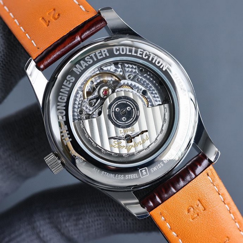 （2824機芯）三碼合一 浪琴全新名匠男女款情侶系列L2.909.4簡約優雅盡