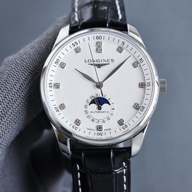 （2824機(jī)芯）三碼合一 浪琴全新名匠男女款情侶系列L2.909.4簡(jiǎn)約優(yōu)雅盡