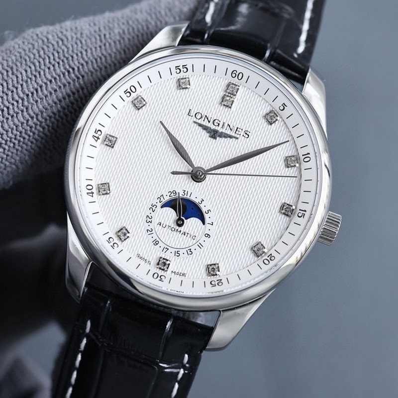 （2824機芯）三碼合一 浪琴全新名匠男女款情侶系列L2.909.4簡約優雅盡