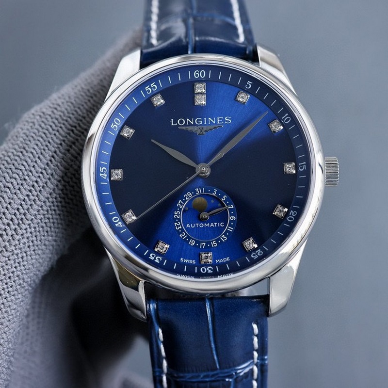 （2824機芯）三碼合一 浪琴全新名匠男女款情侶系列L2.909.4簡約優雅盡