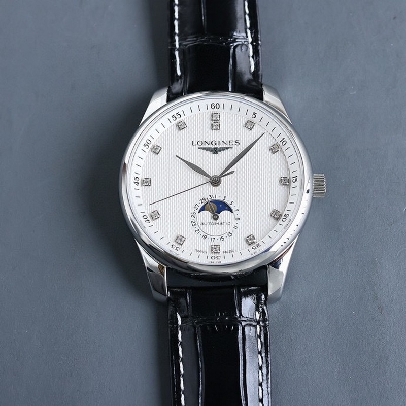 （2824機芯）三碼合一 浪琴全新名匠男女款情侶系列L2.909.4簡約優雅盡