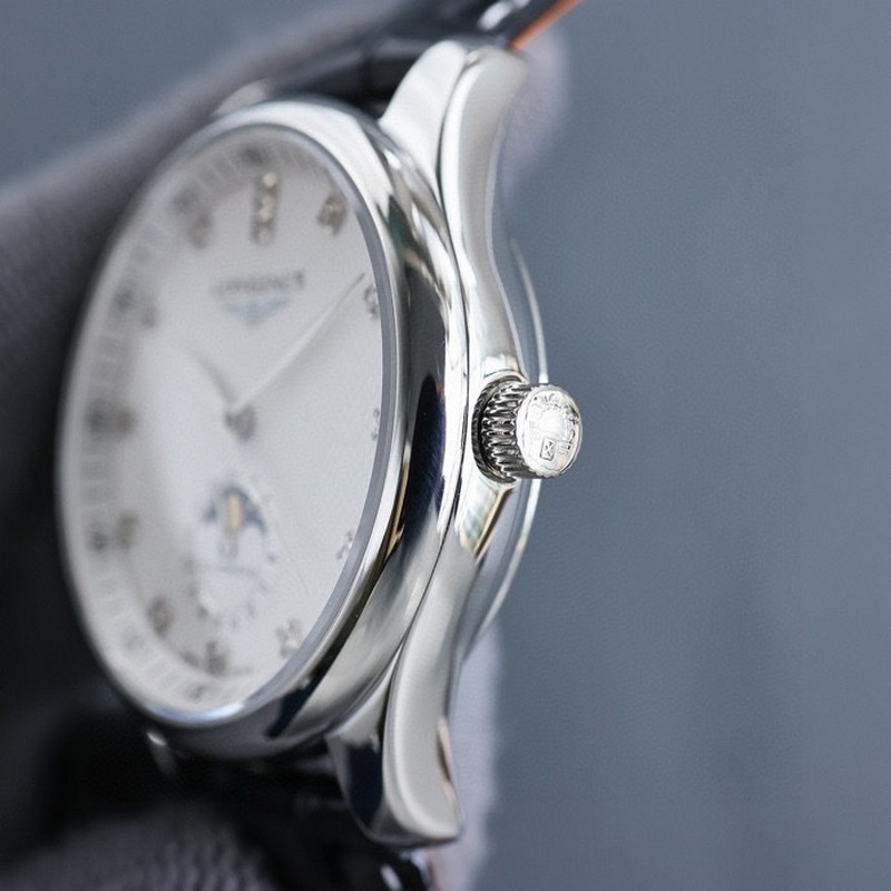 （2824機芯）三碼合一 浪琴全新名匠男女款情侶系列L2.909.4簡約優雅盡