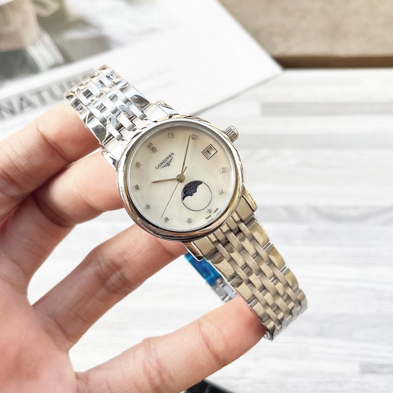 女款_2025年 博雅【最新品】Longines浪琴官方博雅系列腕錶 底蓋-吊牌-保卡
