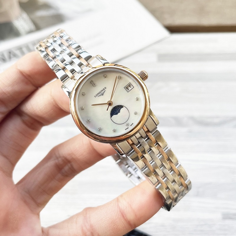 女款_2025年 博雅【最新品】Longines浪琴官方博雅系列腕錶 底蓋-吊牌-保卡