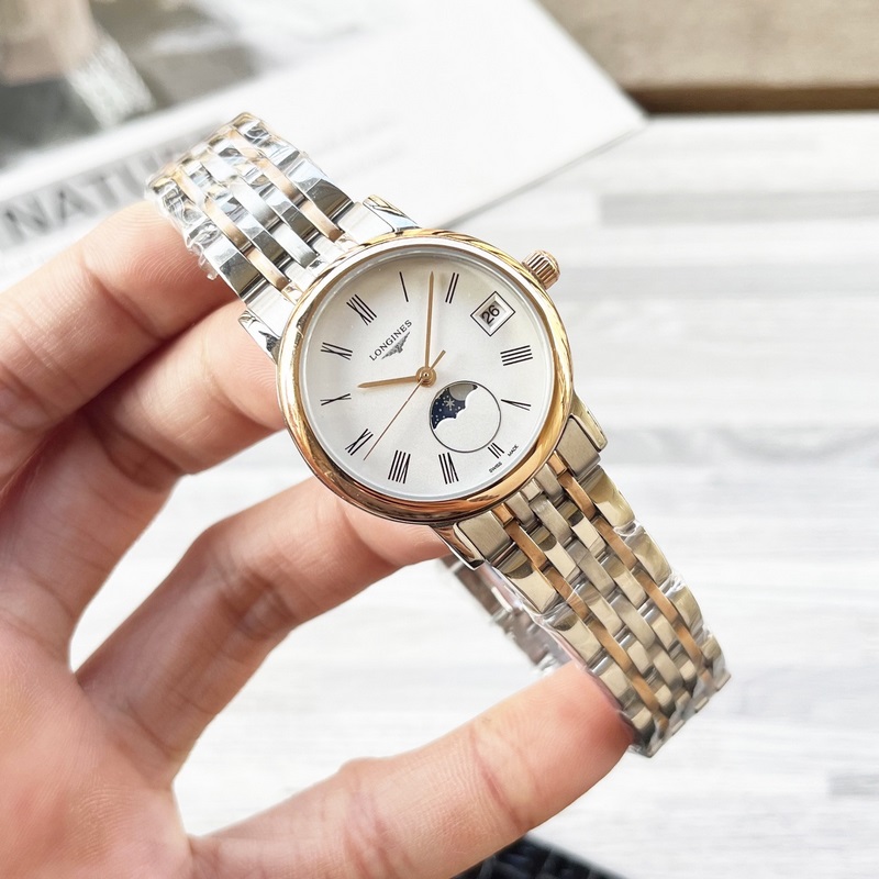 女款_2025年 博雅【最新品】Longines浪琴官方博雅系列腕錶 底蓋-吊牌-保卡