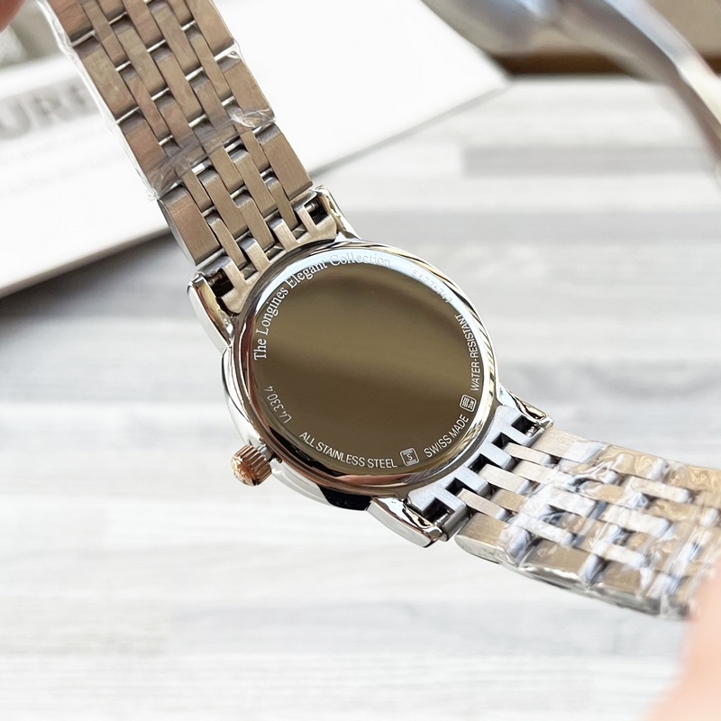 女款_2025年 博雅【最新品】Longines浪琴官方博雅系列腕錶 底蓋-吊牌-保卡