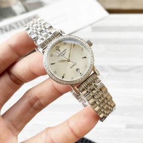 女款_浪琴 女士腕錶 原裝進口石英機芯 礦物質玻璃鏡面 316L精鋼錶殼 女30mm