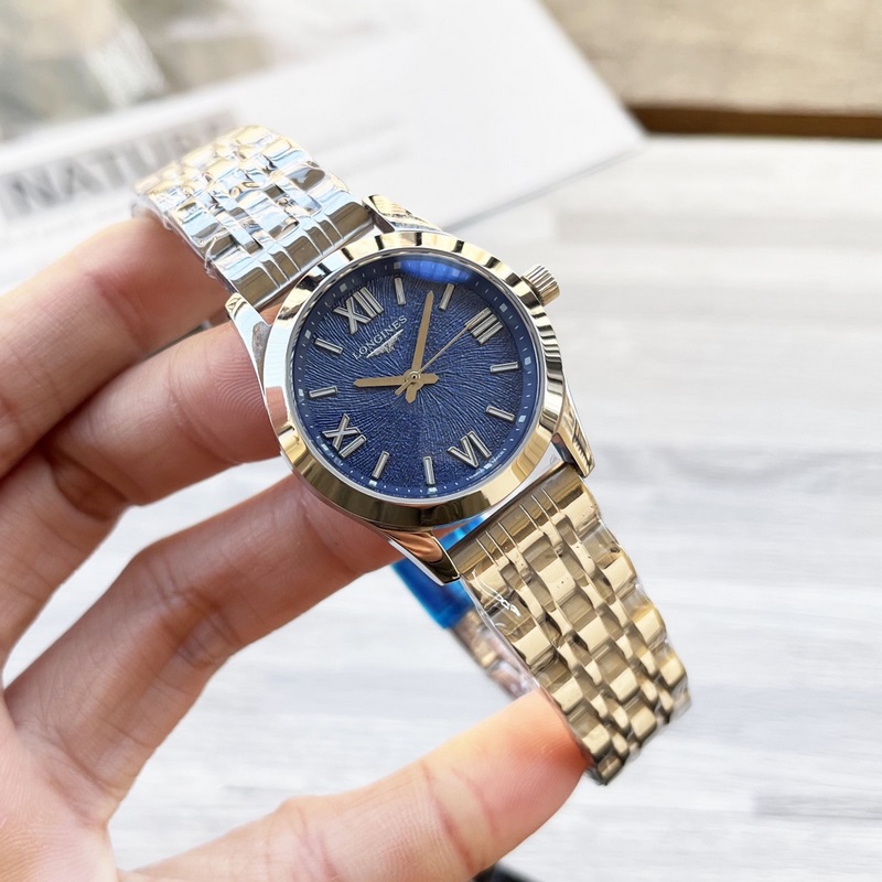 女款_浪琴錶結(jié)合女性材質(zhì)與動(dòng)感線條 打造出全新康柏系列(Conquest Classi