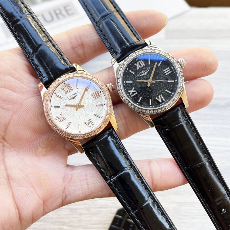 女款_浪琴錶結(jié)合女性材質(zhì)與動(dòng)感線條 打造出全新康柏系列(Conquest Classi