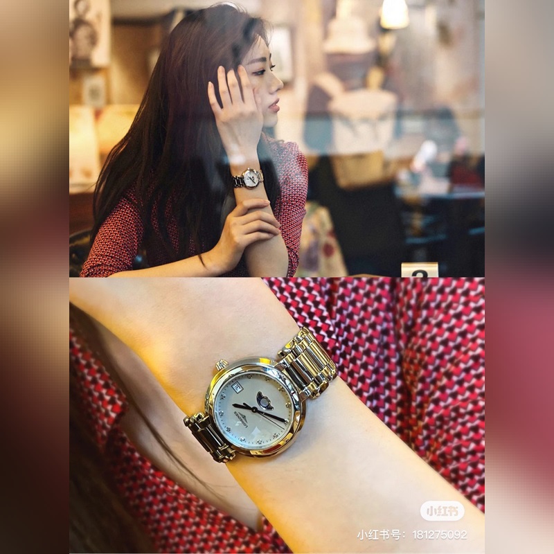 女款_KL【可樂】工廠浪琴優雅系列心月女錶——璀璨心月，奇幻優雅腕錶數據：型號L8.